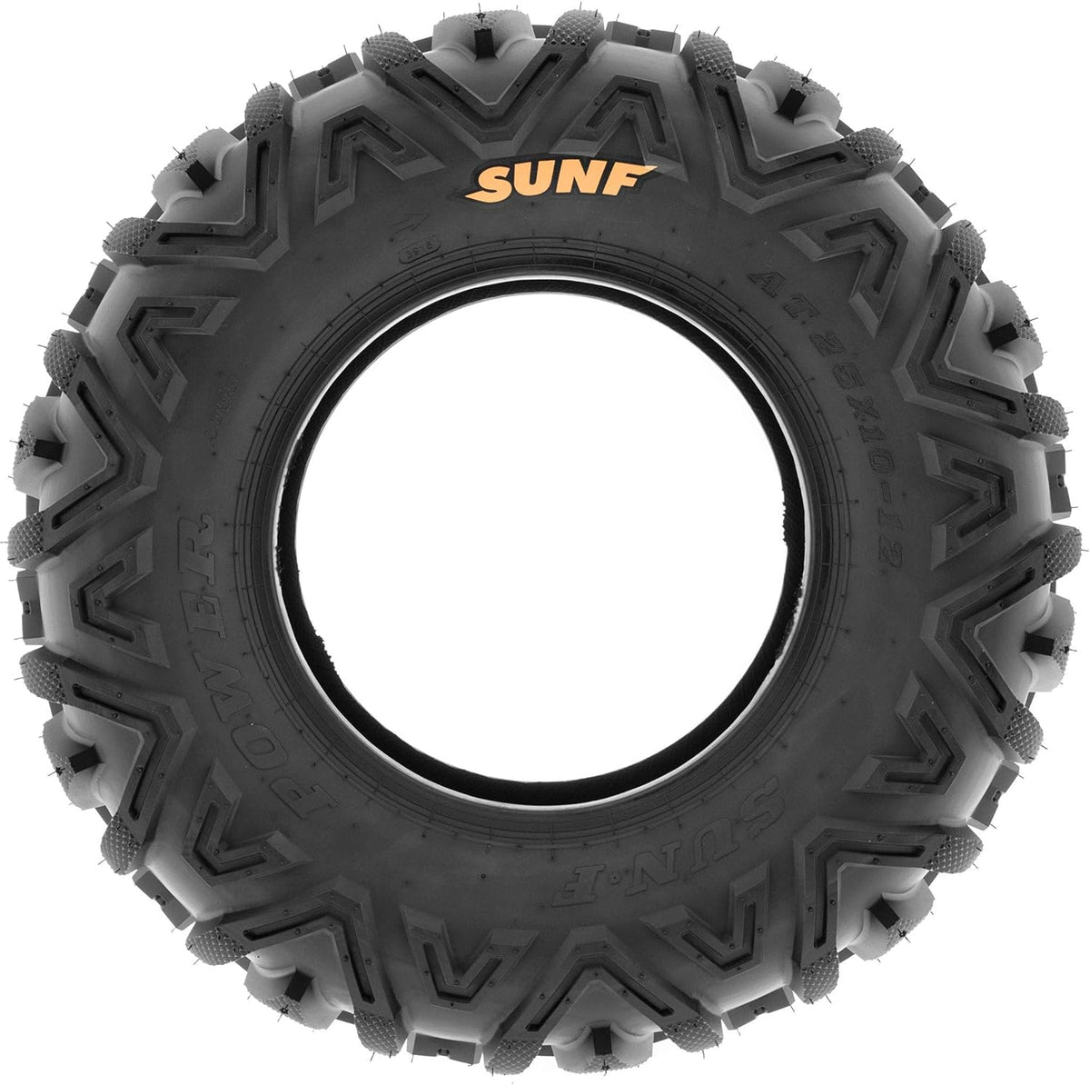 Set of 4 All-Terrain Tire Bundle 24x8-12 Front & 25x11-10 Rear 6 PR Tubeless K379829