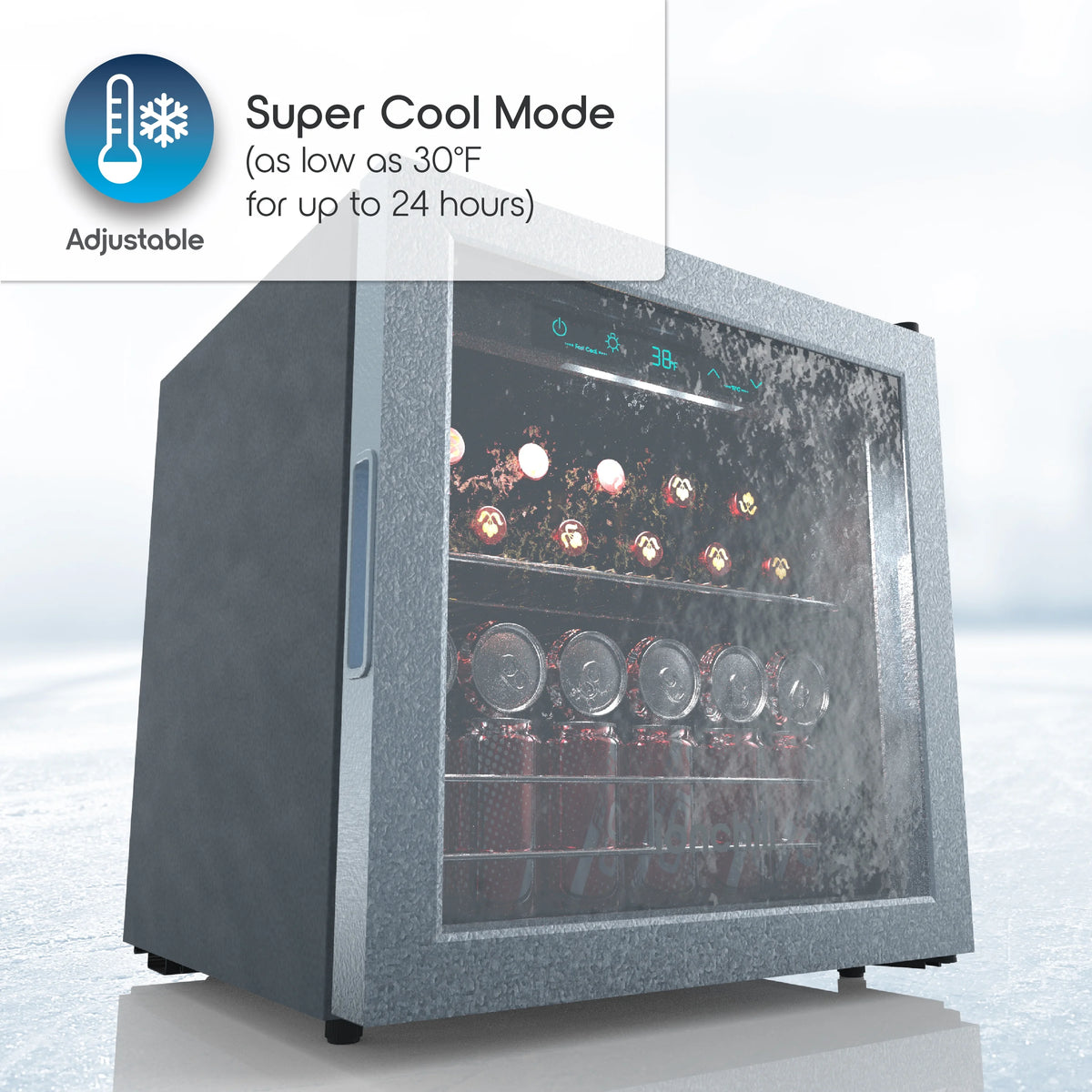 48-Can Compact Beverage Refrigerator A191156