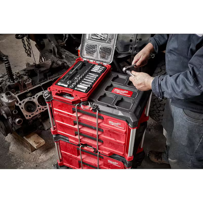 3/8 in. Drive Metric Ratchet and Socket Mechanics Tool Set 40-Piece K783148