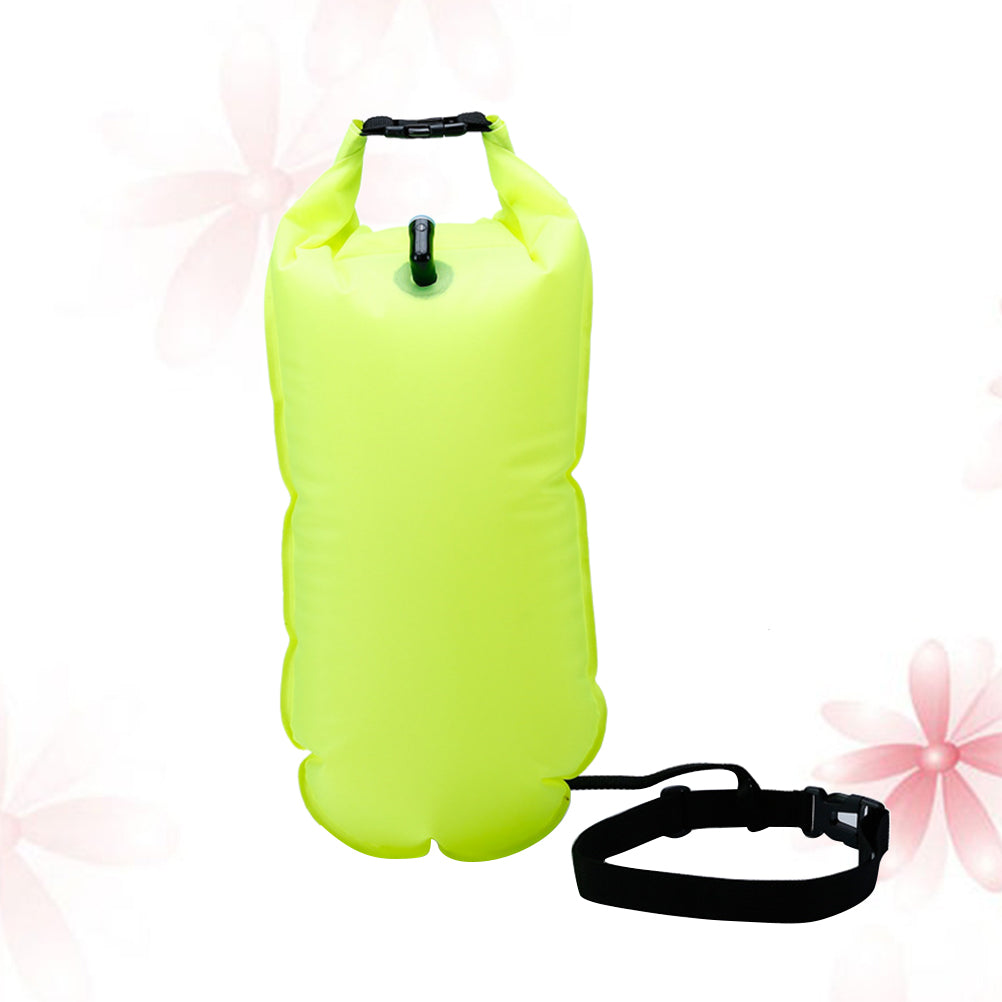Yellow Ultralight Open Water Swim Safety Float Bag D86545